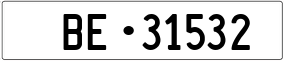 Truck License Plate